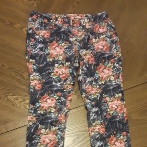 Flower pattern kids Jean's Size 12 by Squeeze
